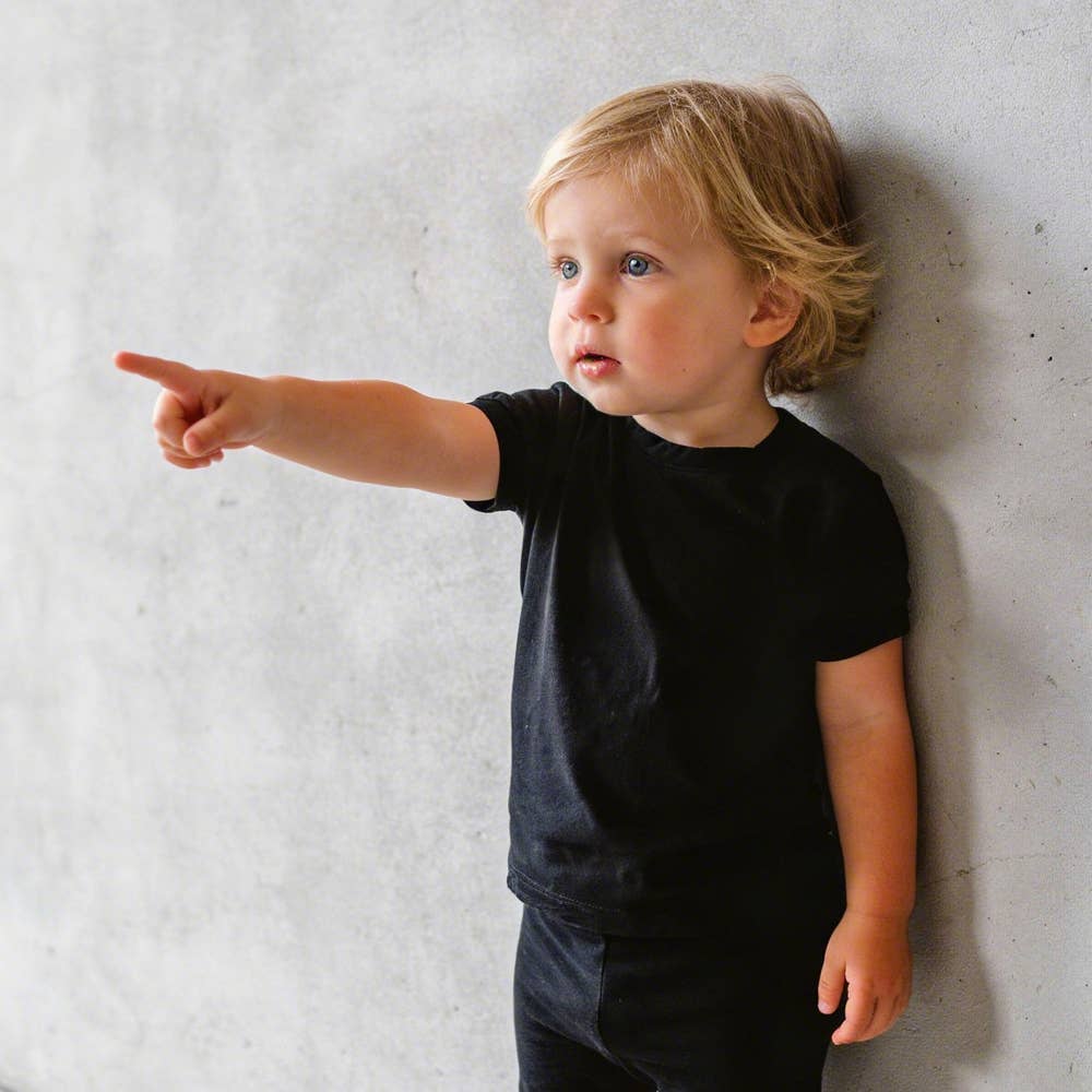 Colorful Boy Girl Short Sleeve viscose PJs