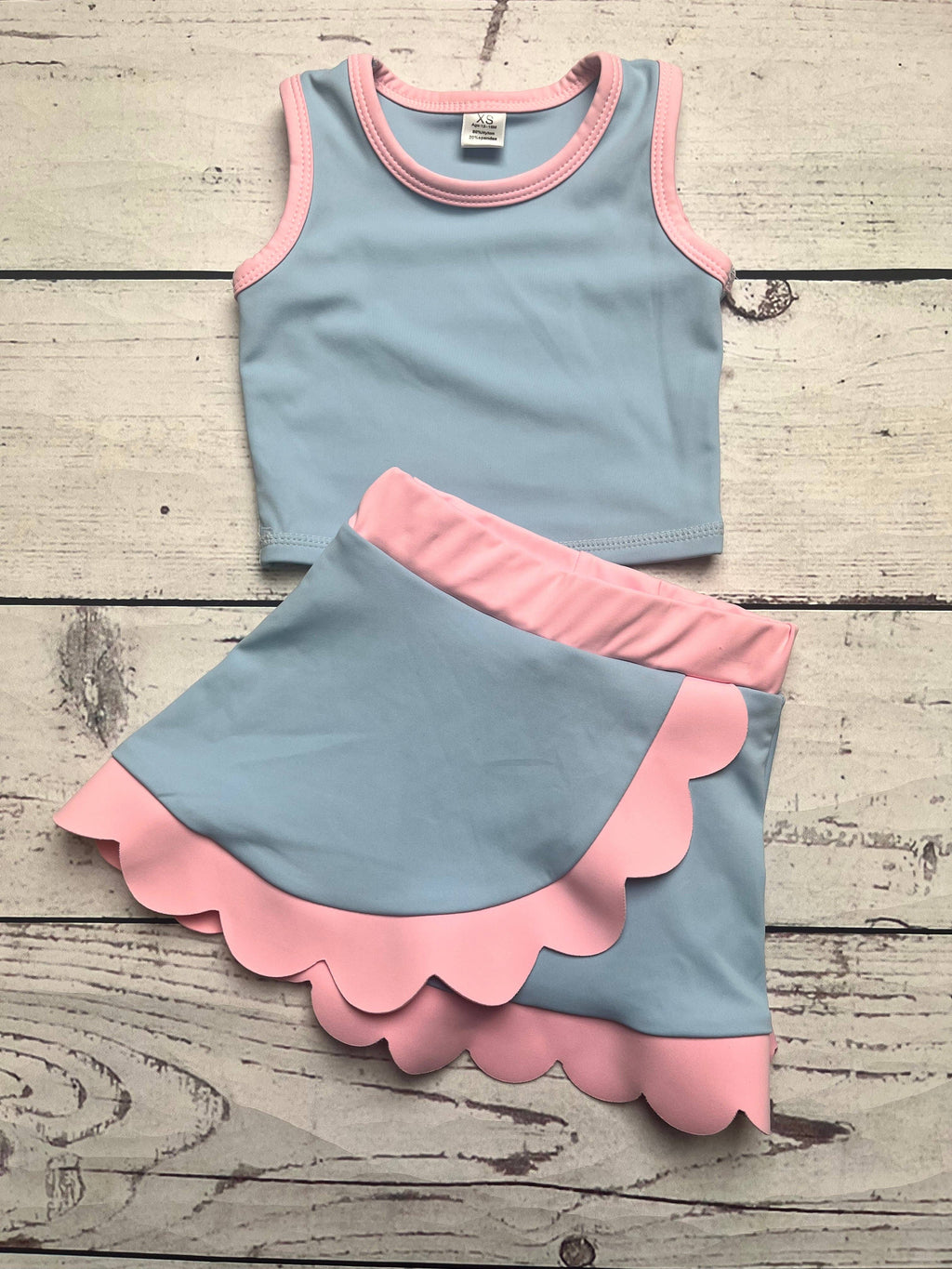 Sky Blue Active Scallop Set