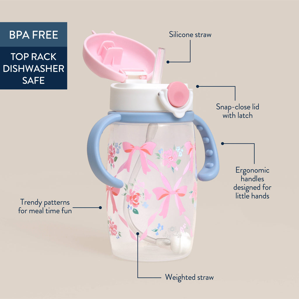 *NEW* Itzy Sips™ - Straw Cup With Snap-Close Lid Giddy Up