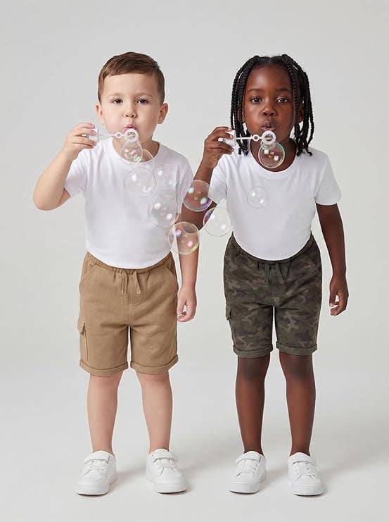 Kids 100% Cotton French Terry Shorts