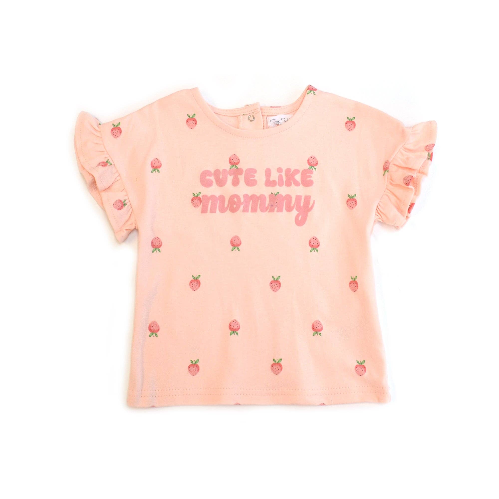 Baby Girl Summer Clothes Ruffle Short Sleeve Cotton T-Shirt Shorts Set