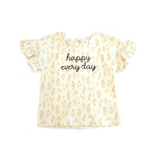 Baby Girl Summer Clothes Ruffle Short Sleeve Cotton T-Shirt Shorts Set