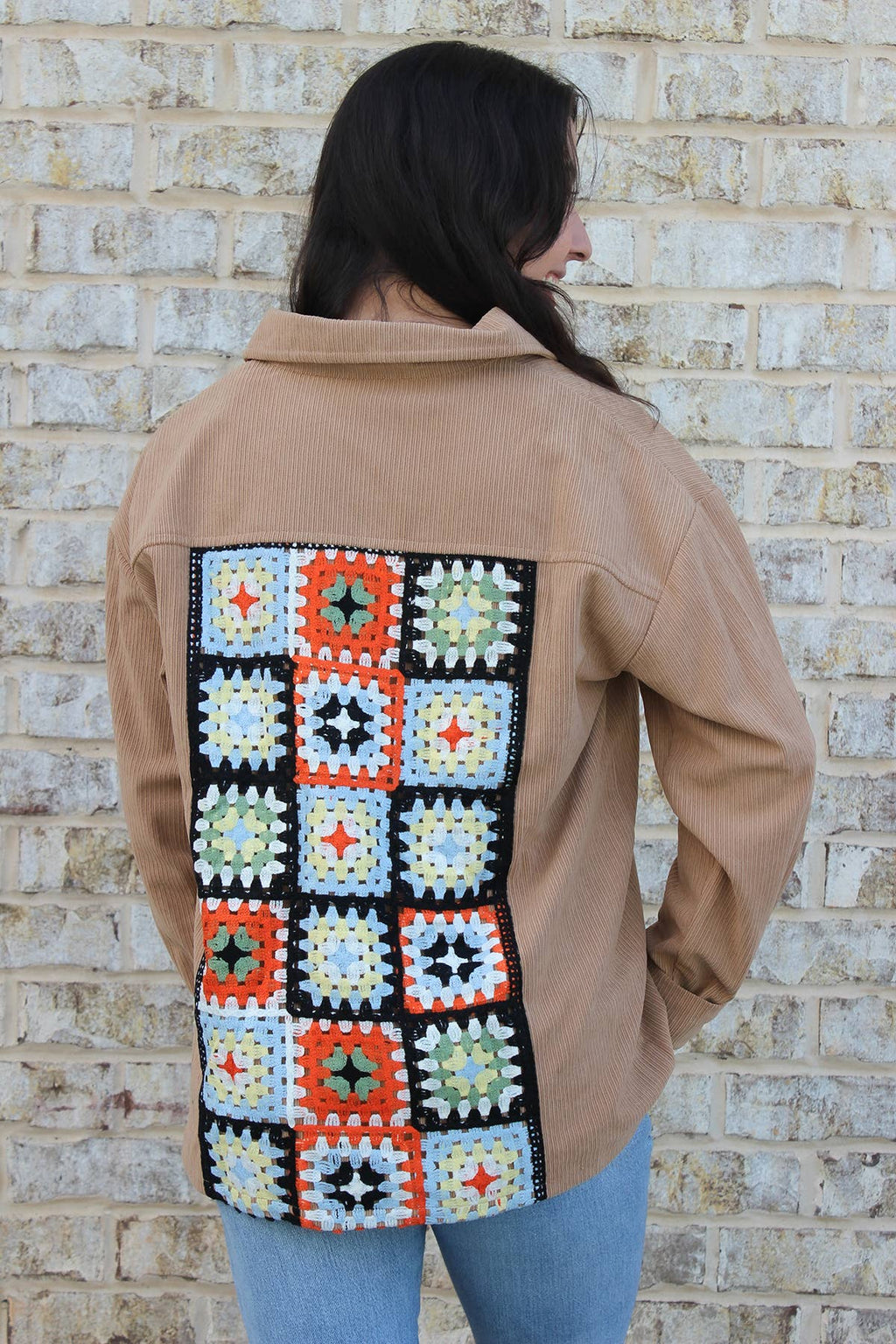 Pandora Patchwork Shacket | SKT2388