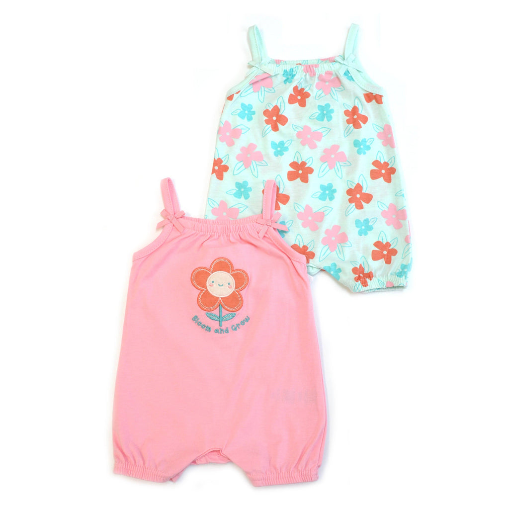 2pcs Set Baby Sleeveless Rompers Tank Top Jumpsuit