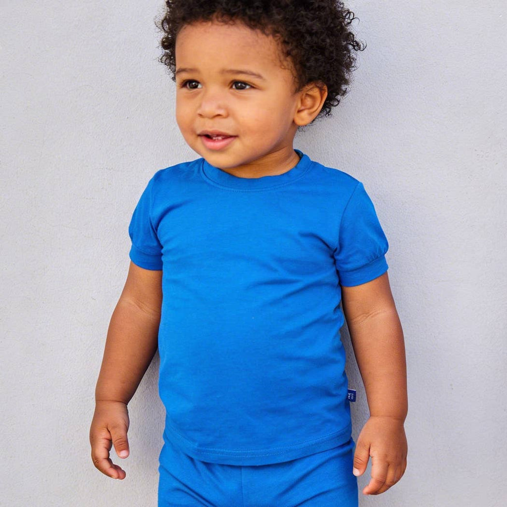 Colorful Boy Girl Short Sleeve viscose PJs
