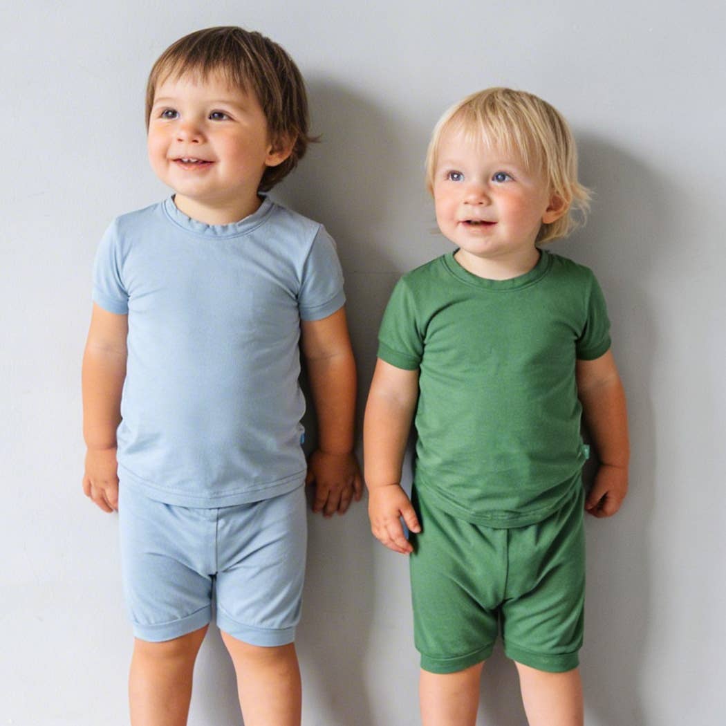 Colorful Boy Girl Short Sleeve viscose PJs