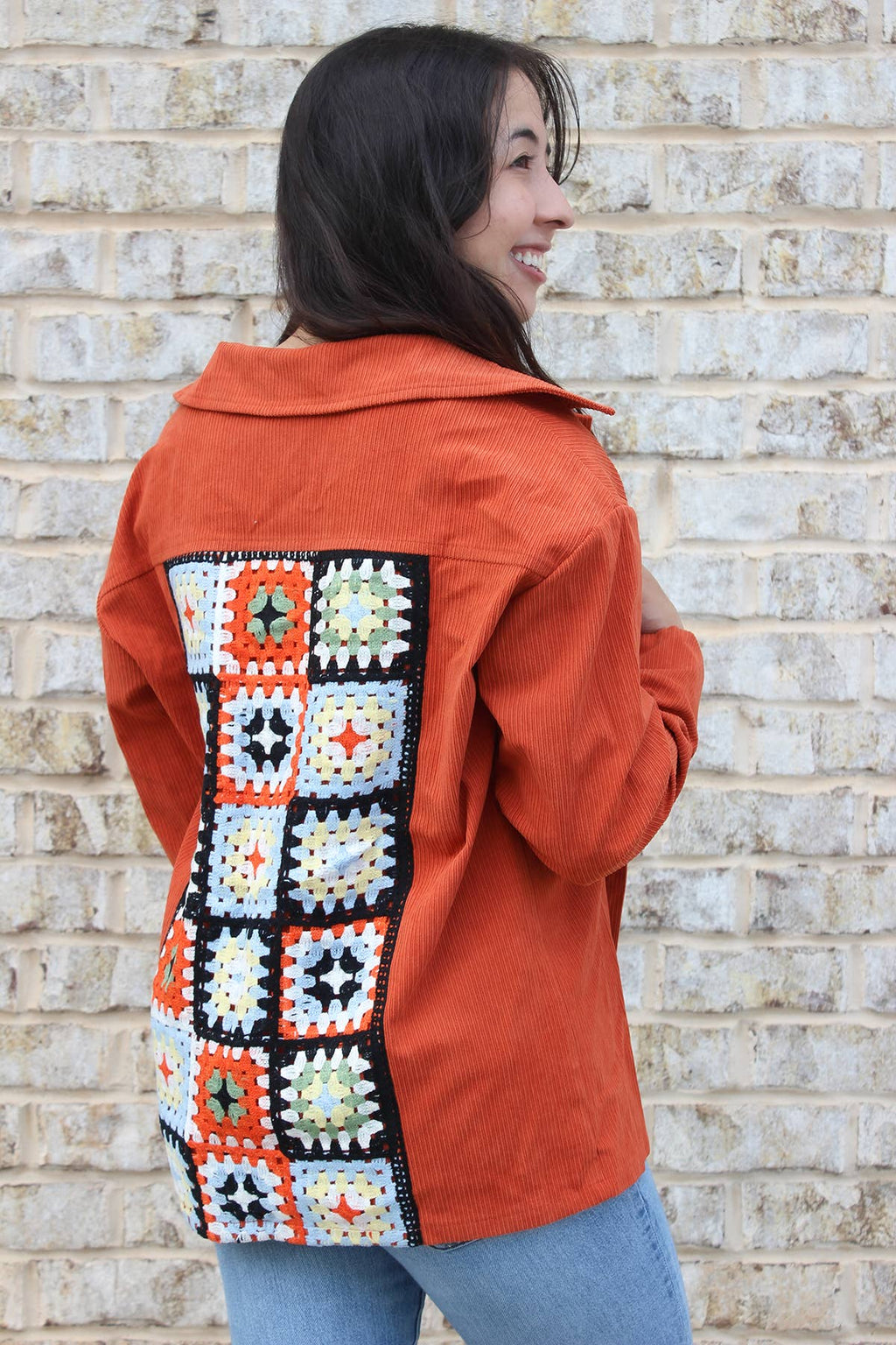 Pandora Patchwork Shacket | SKT2388