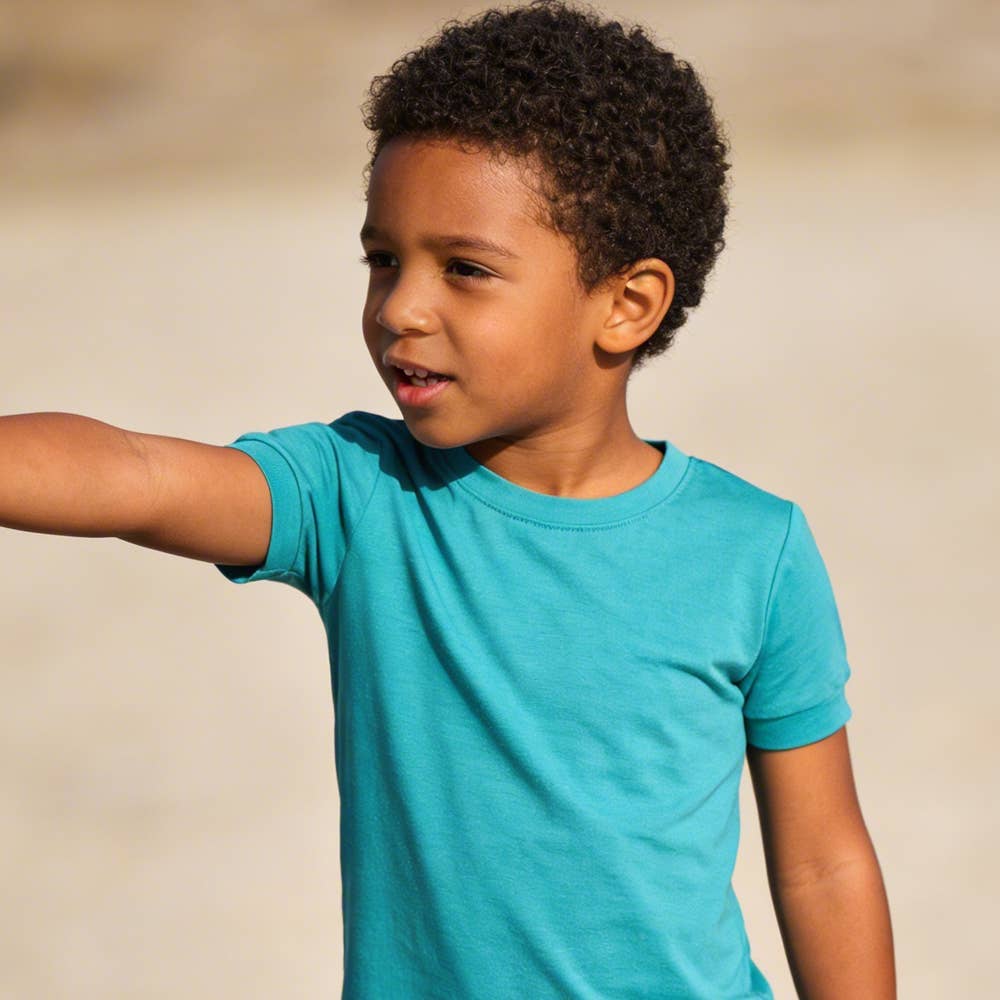 Colorful Boy Girl Short Sleeve viscose PJs