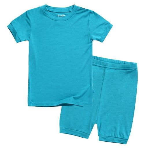 Colorful Boy Girl Short Sleeve viscose PJs