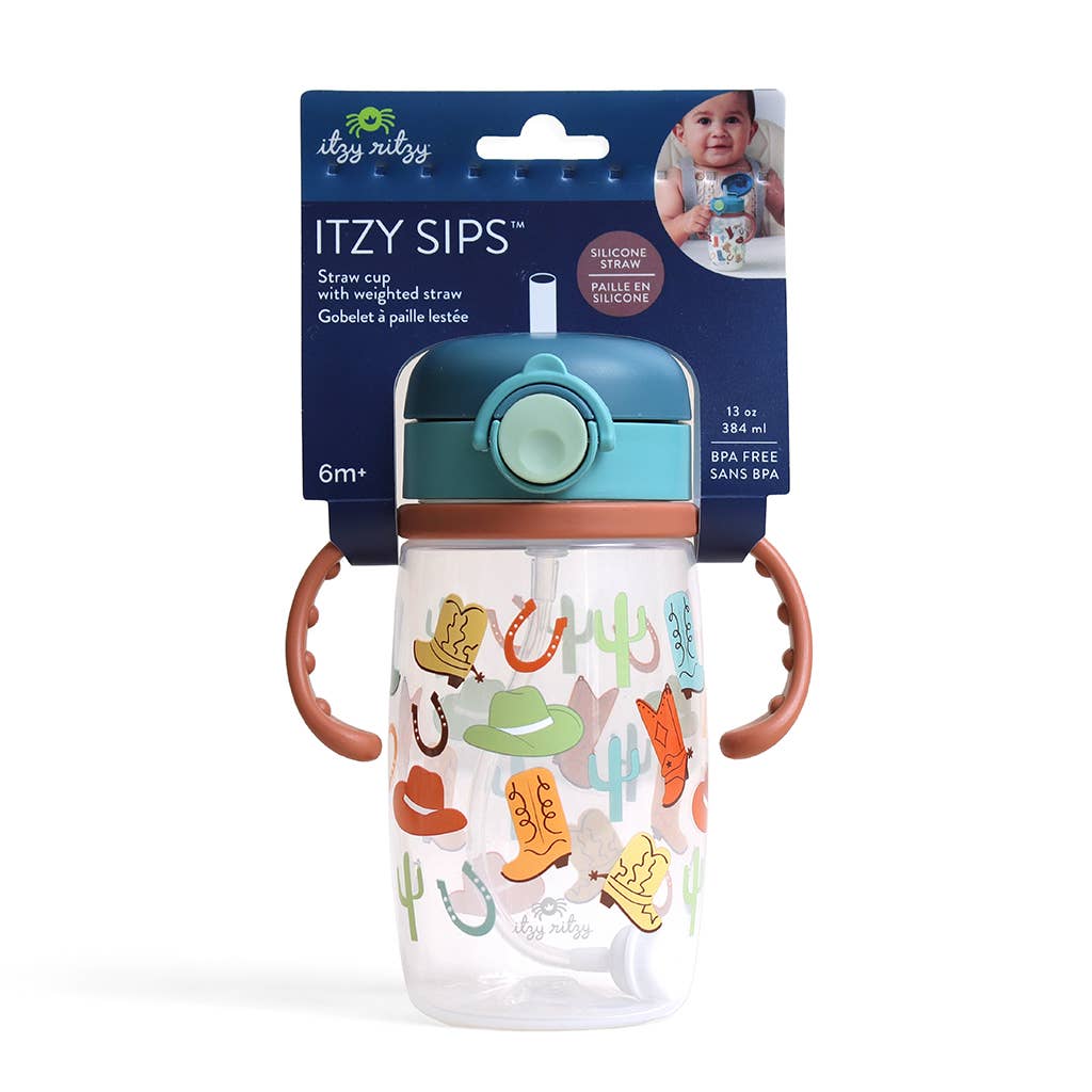*NEW* Itzy Sips™ - Straw Cup With Snap-Close Lid Giddy Up