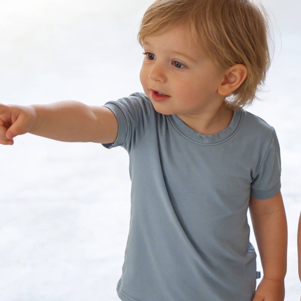 Colorful Boy Girl Short Sleeve viscose PJs