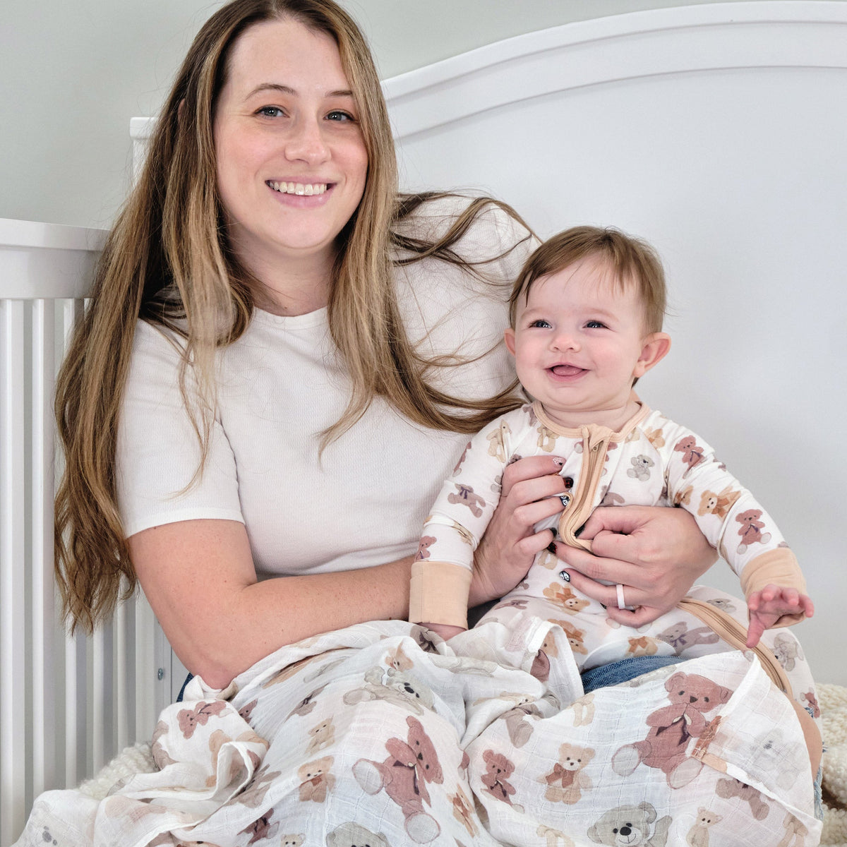 Bear Hugs Zipper One Piece Pajama