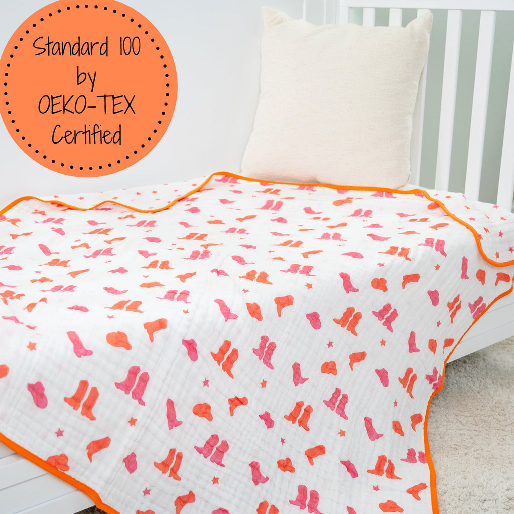 Life Is Better In Pink Boots Quilt