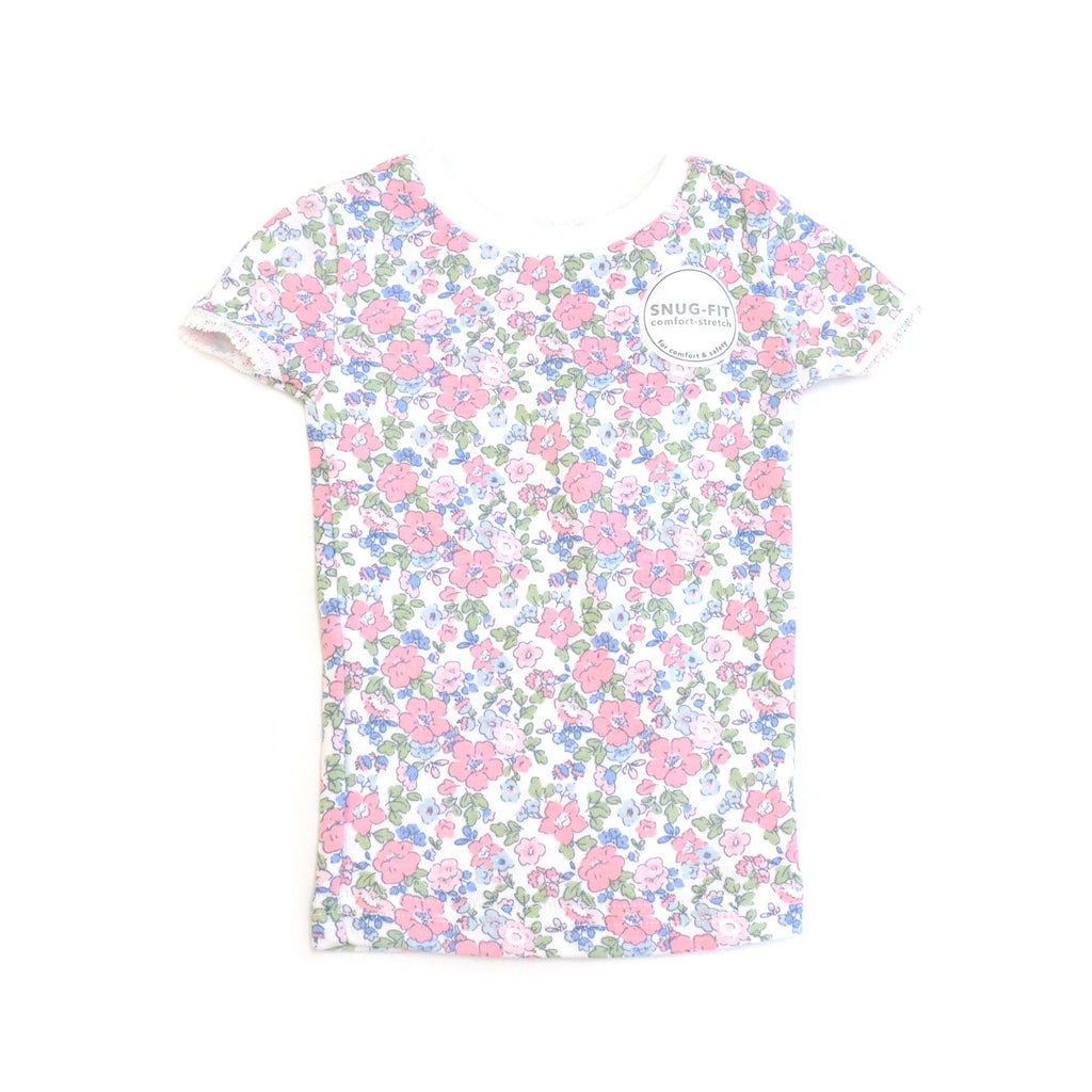 95% Viscose from Bamboo Floral Pattern Kids Pajama Pants Set