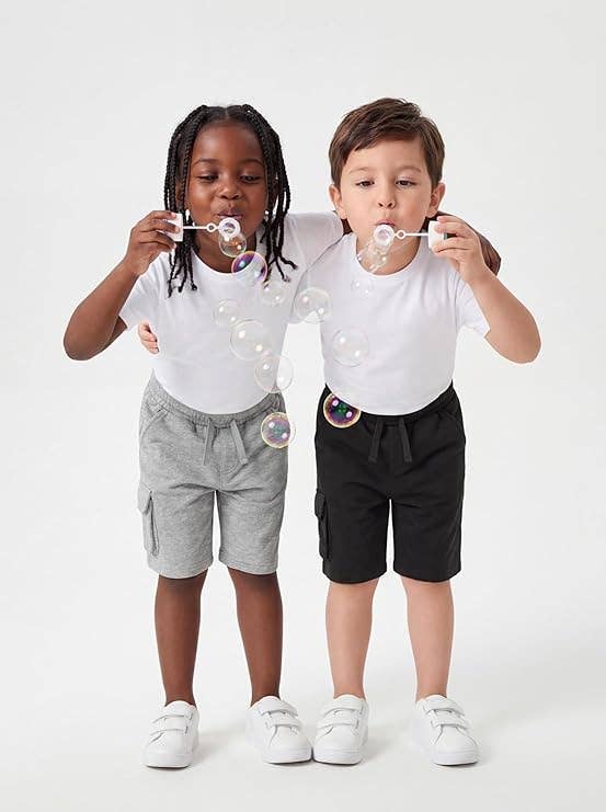Kids 100% Cotton French Terry Shorts