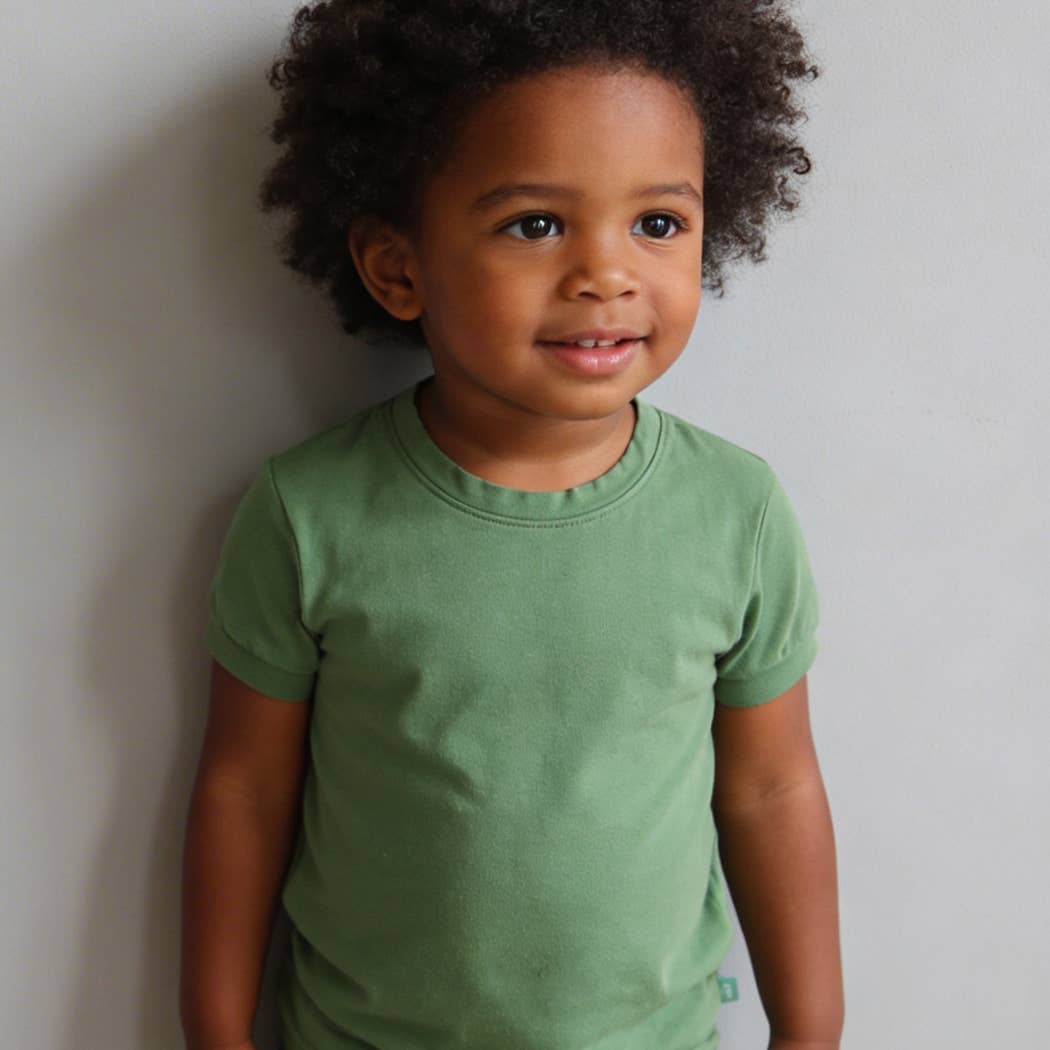 Colorful Boy Girl Short Sleeve viscose PJs