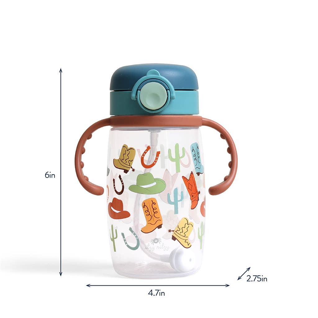 *NEW* Itzy Sips™ - Straw Cup With Snap-Close Lid Giddy Up