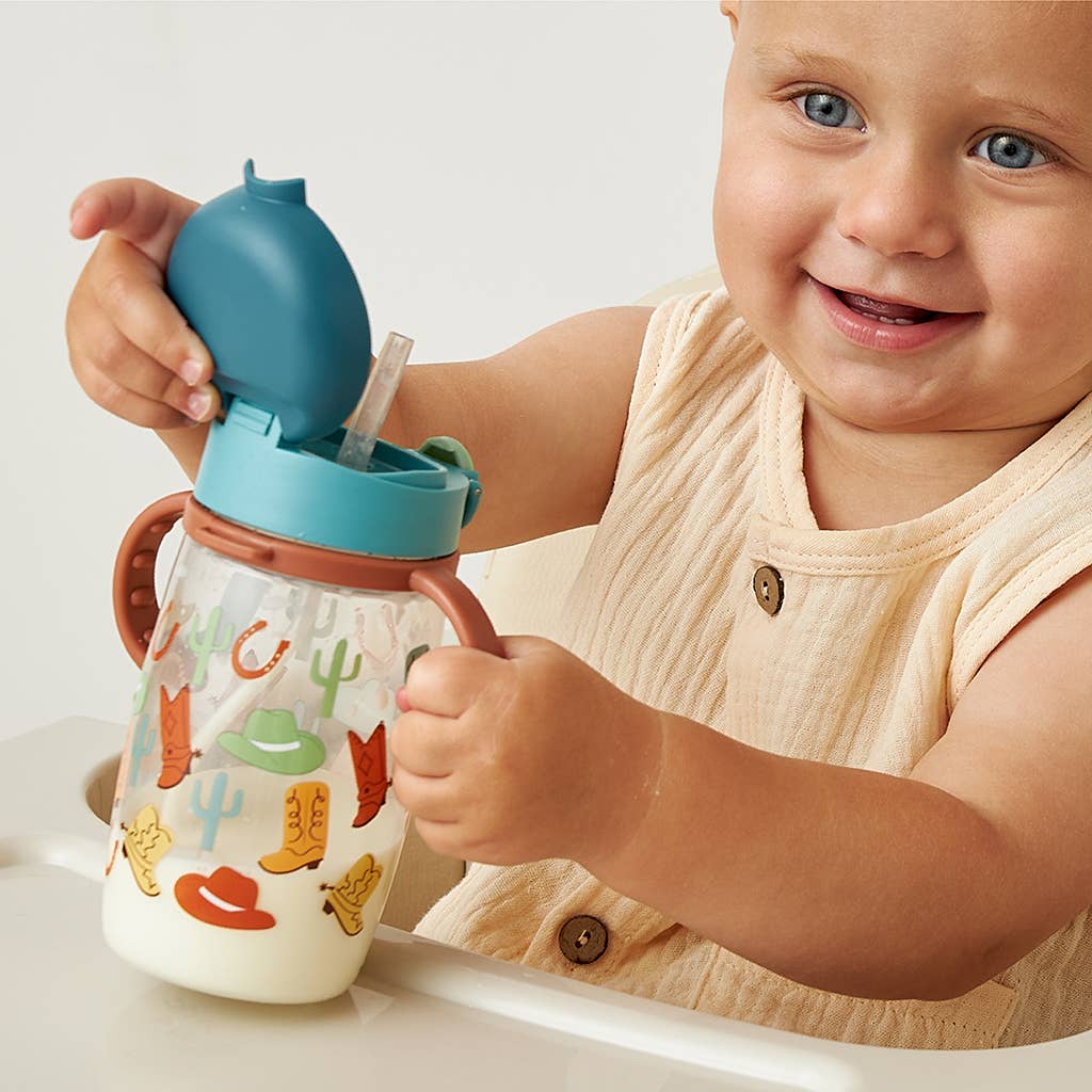 *NEW* Itzy Sips™ - Straw Cup With Snap-Close Lid Giddy Up