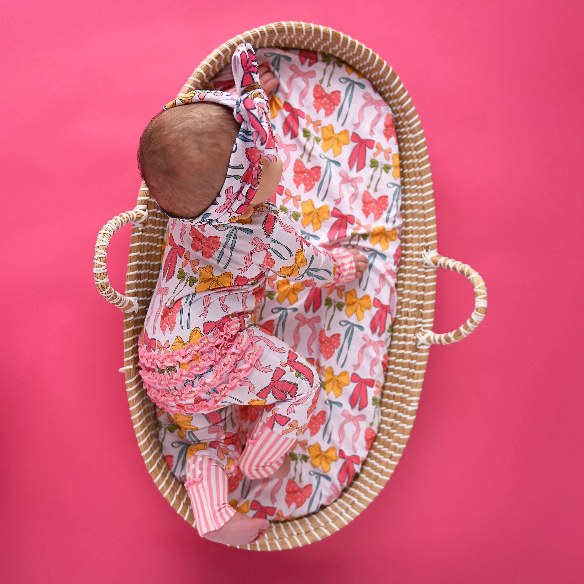 Eliza RUFFLE ZIP Bamboo One Piece Baby Outfit