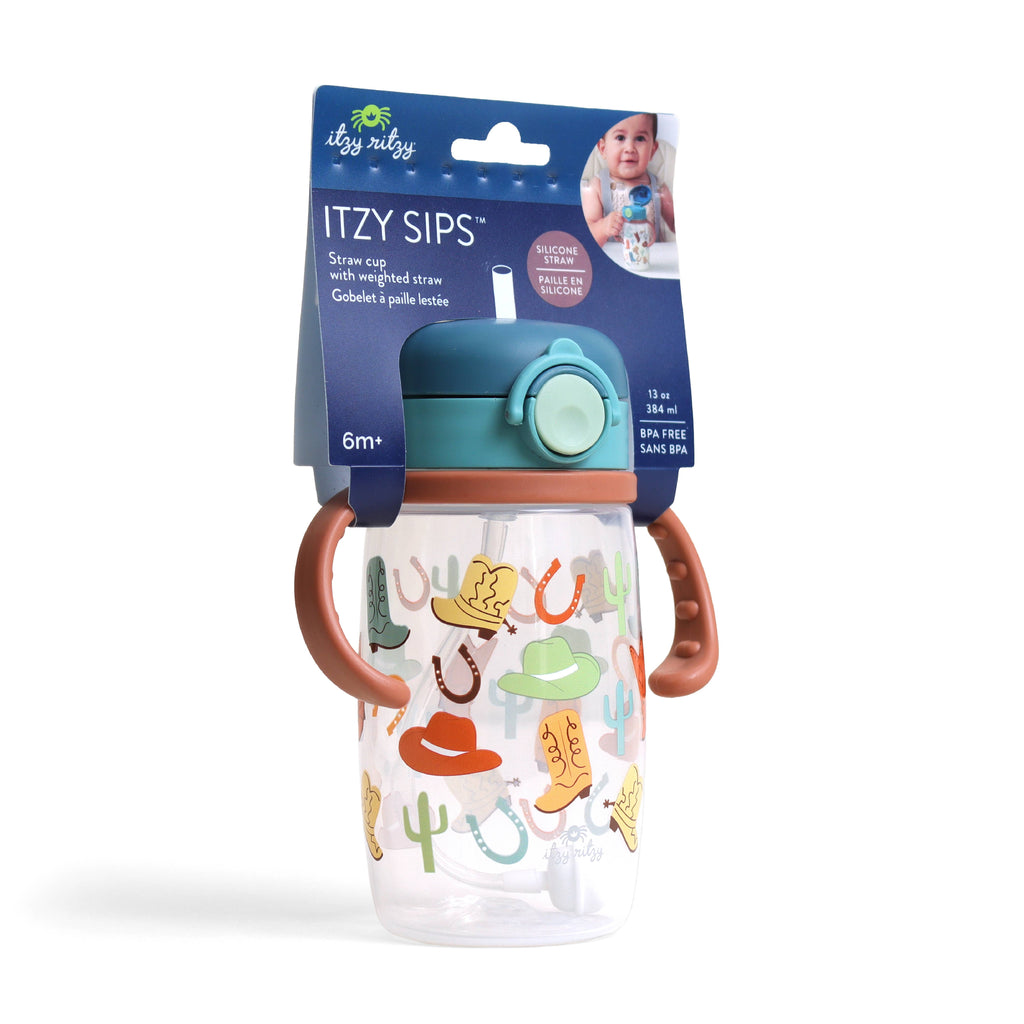 *NEW* Itzy Sips™ - Straw Cup With Snap-Close Lid Giddy Up