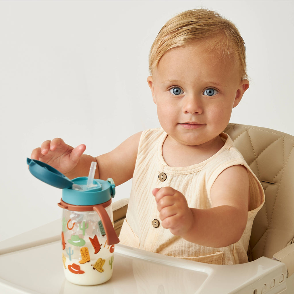 *NEW* Itzy Sips™ - Straw Cup With Snap-Close Lid Giddy Up