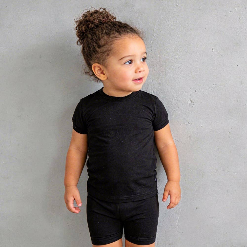 Colorful Boy Girl Short Sleeve viscose PJs