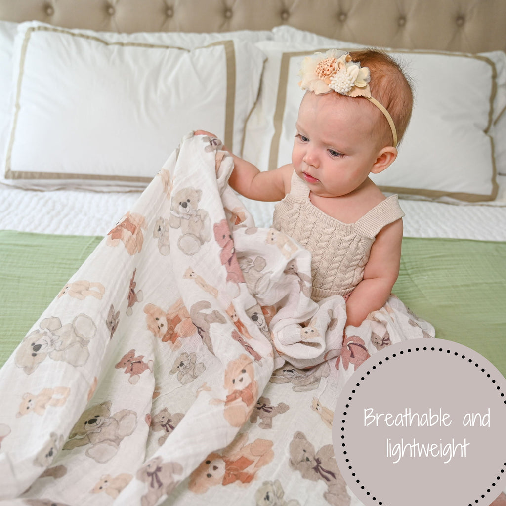 Bear Hugs Swaddle Blanket