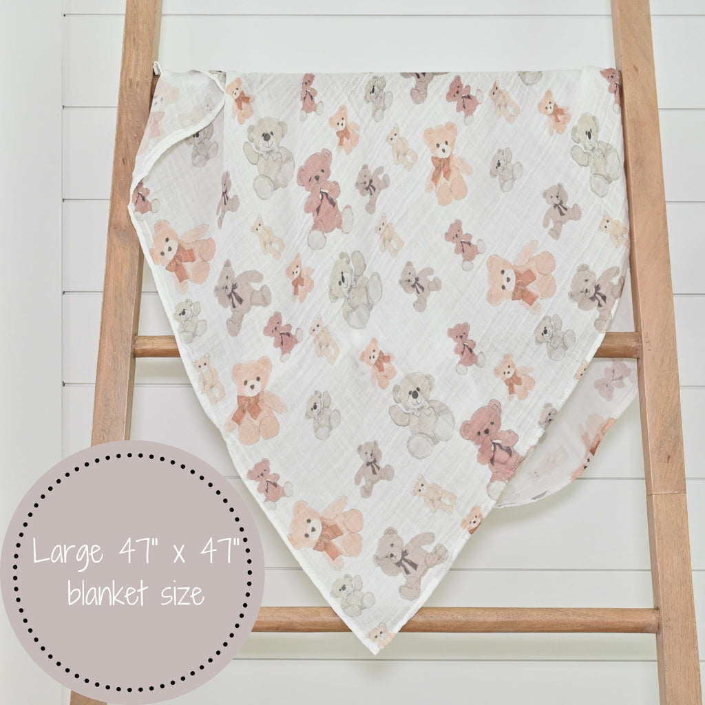 Bear Hugs Swaddle Blanket