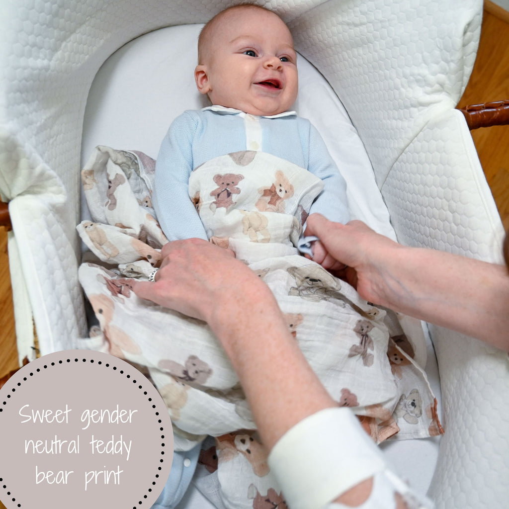 Bear Hugs Swaddle Blanket